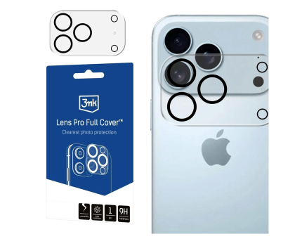Szkło i folia ochronna 3MK Lens Pro Full Cover do iPhone 17 Pro Max 5903108664363